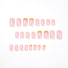 12 Sizes-24 Pcs Press On Nails JP1807