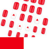 12 Sizes-24 Pcs Press On Nails JP3640