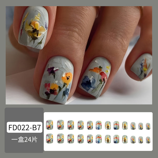 12 Sizes-24 PcsPress On Nails FD022-B7