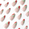 12 Sizes-24 Pcs Press On Nails JP1849