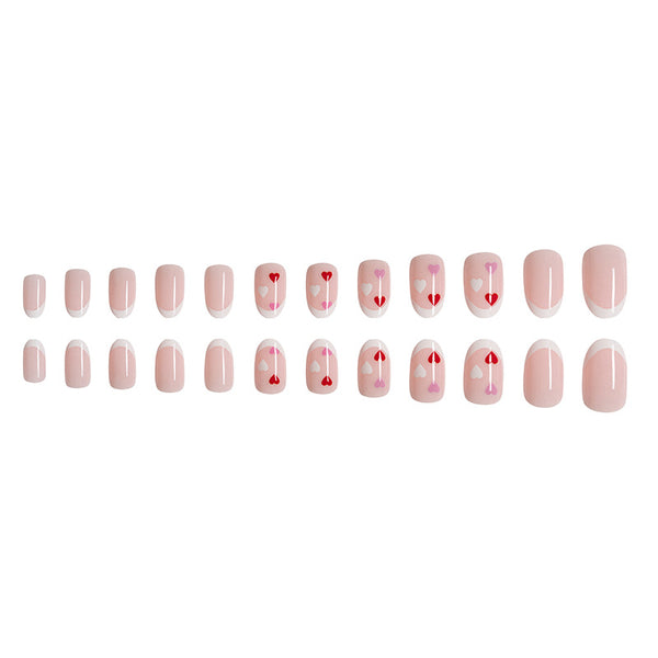 12 Sizes-24 Pcs Press On Nails C249