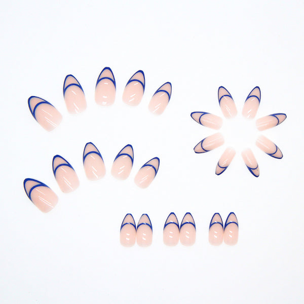 12 Sizes-24 Pcs Press On Nails W041