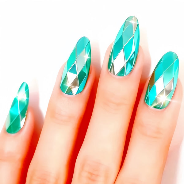 12 Sizes-24 Pcs Press On Nails Y1333