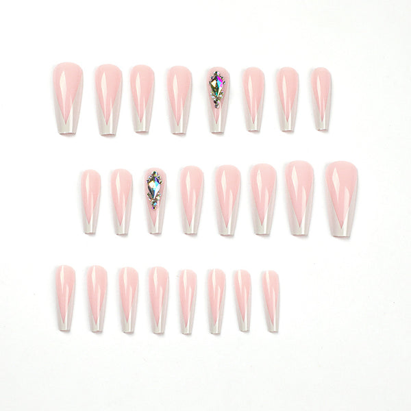 12 Sizes-24 Pcs Press On Nails JP1725