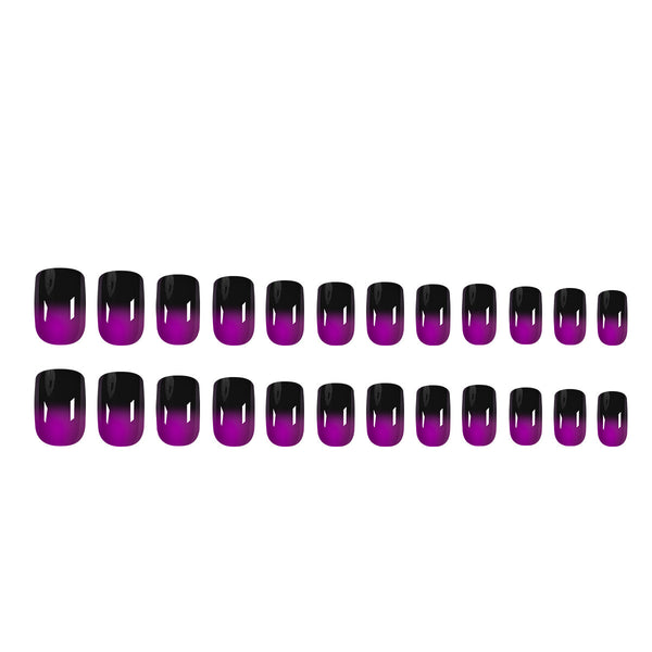 12 Sizes-24 Pcs Press On Nails Y129