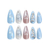 12 Sizes-24 Pcs Press On Nails JP2787