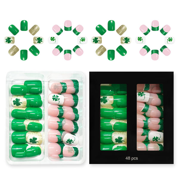 48 Pcs Press On Nails StPat-1-48pcs