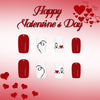 12 Sizes-24 Pcs Press On Nails C1468