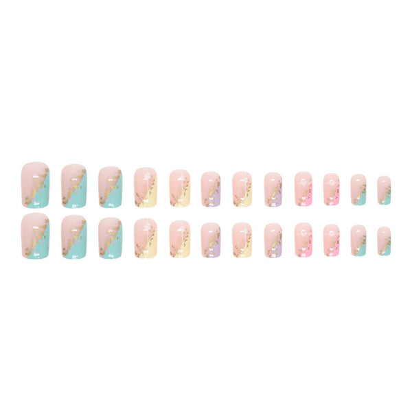 12 Sizes-24 Pcs Press On Nails W766