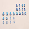 12 Sizes-24 Pcs Press On Nails W1931