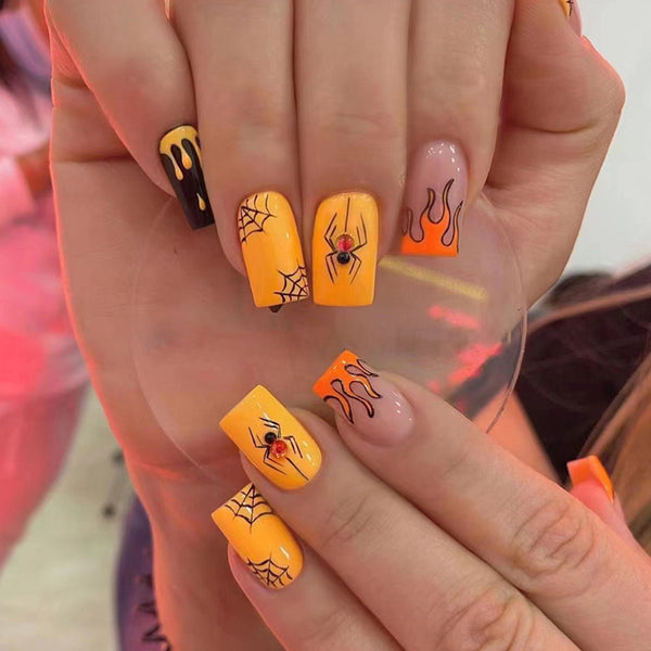 12 Sizes-24 Pcs Press On Nails W842