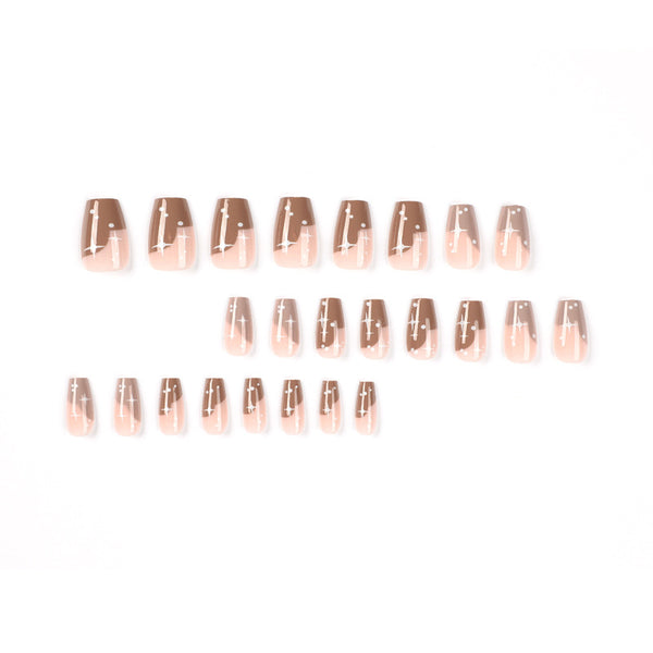 12 Sizes-24 Pcs Press On Nails JP2025