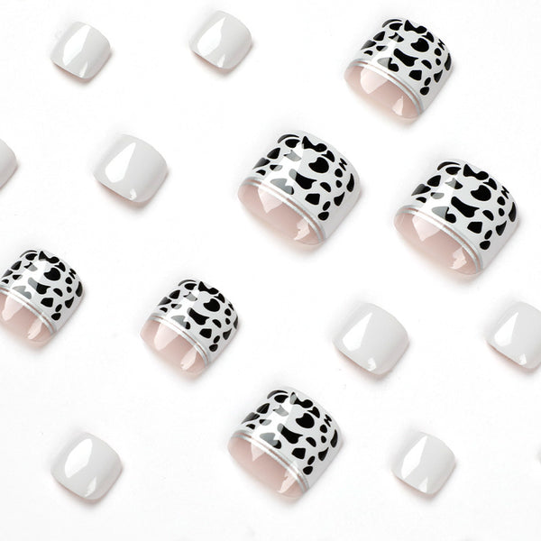 12 Sizes-24 Pcs Press On Nails JP1661