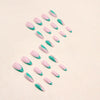 12 Sizes-24 Pcs Press On Nails W886