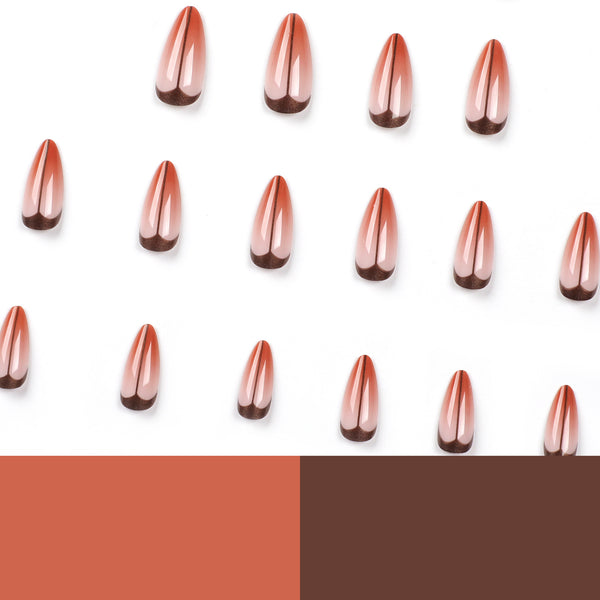 12 Sizes-24 Pcs Press On Nails JP2753
