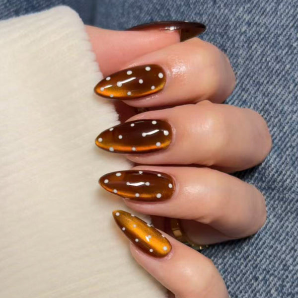 12 Sizes-24 Pcs Press On Nails JP4224
