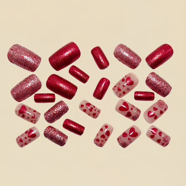 12 Sizes-24 Pcs Press On Nails Y1749