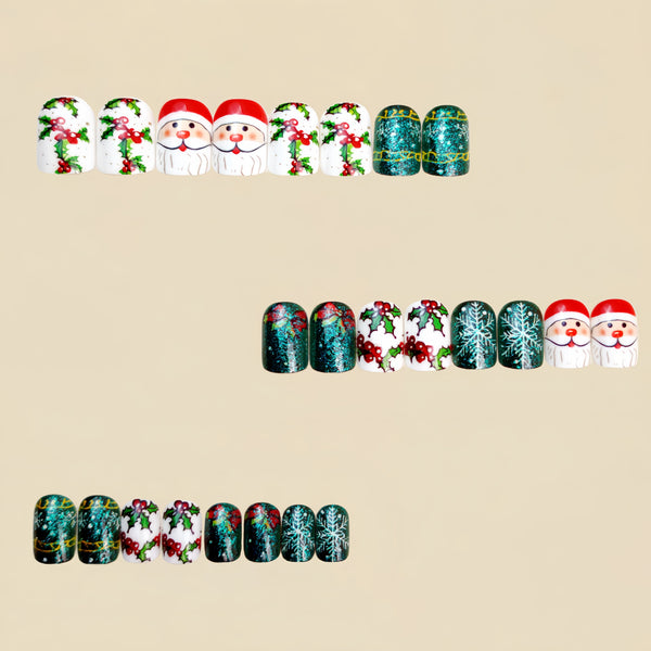 12 Sizes-24 Pcs Press On Nails Y1267