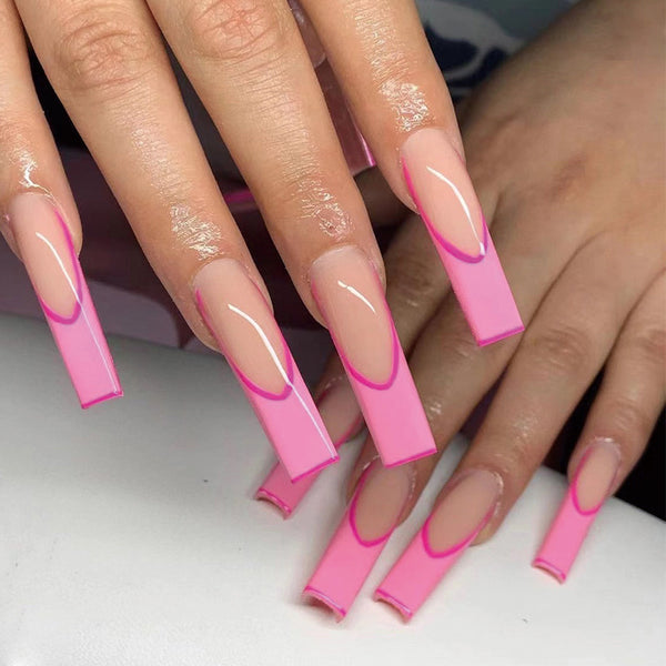 12 Sizes-24 Pcs Press On Nails JP1731