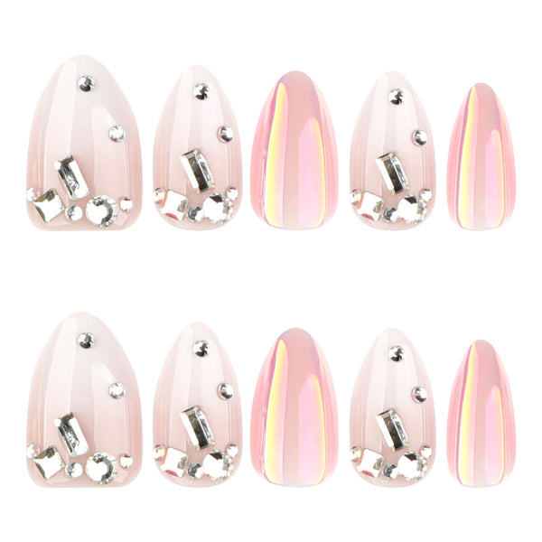 12 Sizes-24 Pcs Press On Nails JP4064