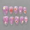 12 Sizes-24 Pcs Press On Nails JP3905