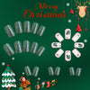 12 Sizes-24 Pcs Press On Nails C665