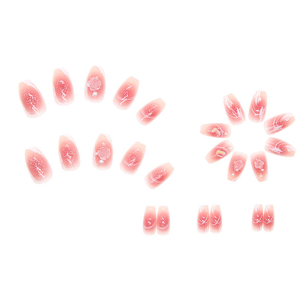 12 Sizes-24 Pcs Press On Nails Z358
