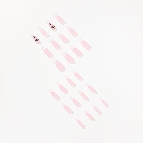 12 Sizes-24 Pcs Press On Nails JP1154