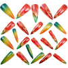 12 Sizes-24 Pcs Press On Nails Y1485
