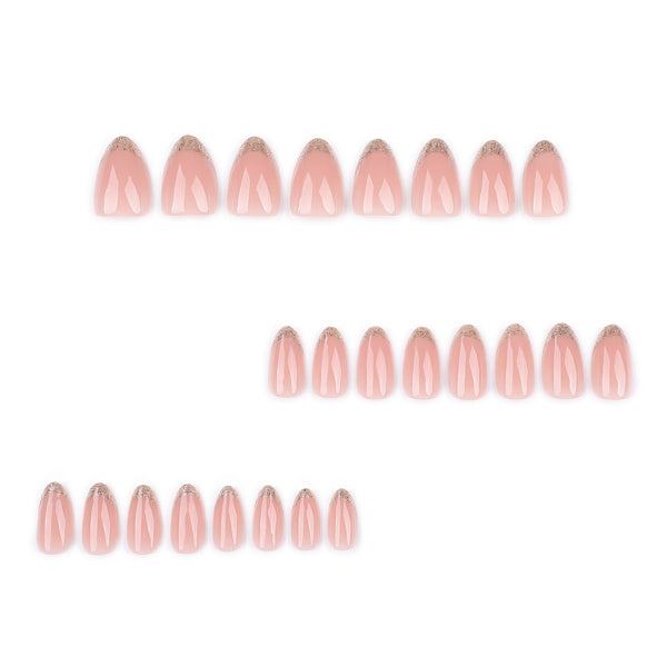 12 Sizes-24 Pcs Press On Nails JP3775