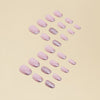 12 Sizes-24 Pcs Press On Nails Y017