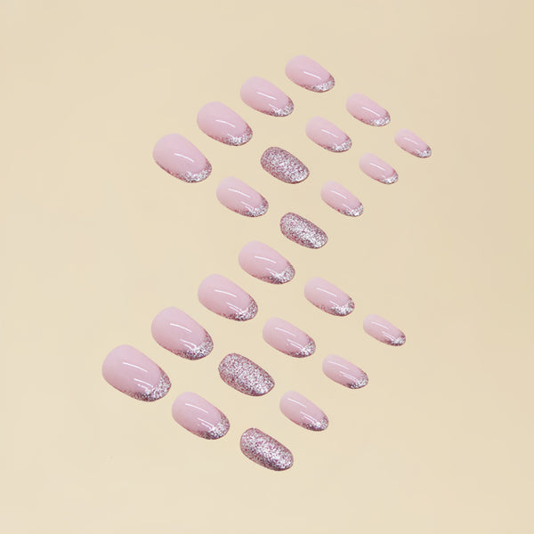 12 Sizes-24 PcsPress On Nails Y017