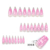 12 Sizes-24 Pcs Press On Nails JP2954