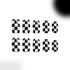 12 Sizes-24 Pcs Press On Nails C399