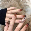 12 Sizes-24 Pcs Press On Nails R640