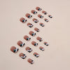 12 Sizes-24 Pcs Press On Nails W1419