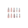 12 Sizes-24 Pcs Press On Nails JP1908