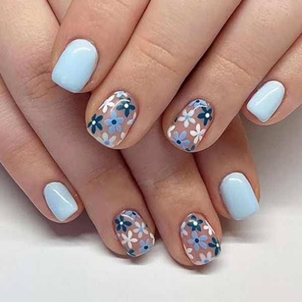 12 Sizes-24 Pcs Press On Nails C820