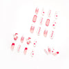 12 Sizes-24 Pcs Press On Nails JP1195