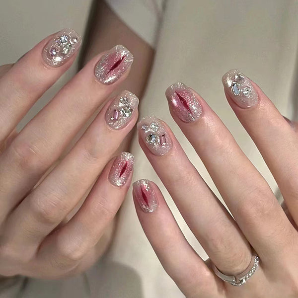 12 Sizes-24 PcsPress On Nails MY101