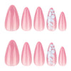12 Sizes-24 Pcs Press On Nails JP3986
