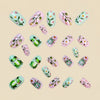 12 Sizes-24 Pcs Press On Nails Y1932