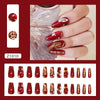 12 Sizes-24 Pcs Press On Nails Z1010
