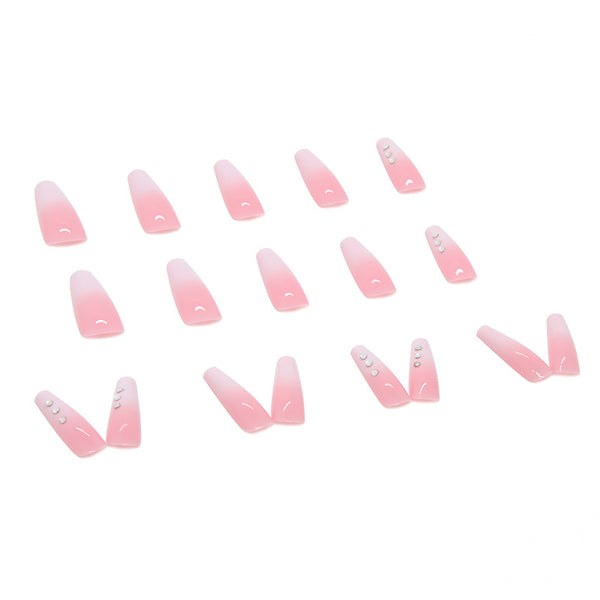 12 Sizes-24 Pcs Press On Nails W054
