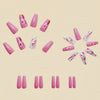 12 Sizes-24 Pcs Press On Nails Y499