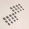 12 Sizes-24 Pcs Press On Nails W1053