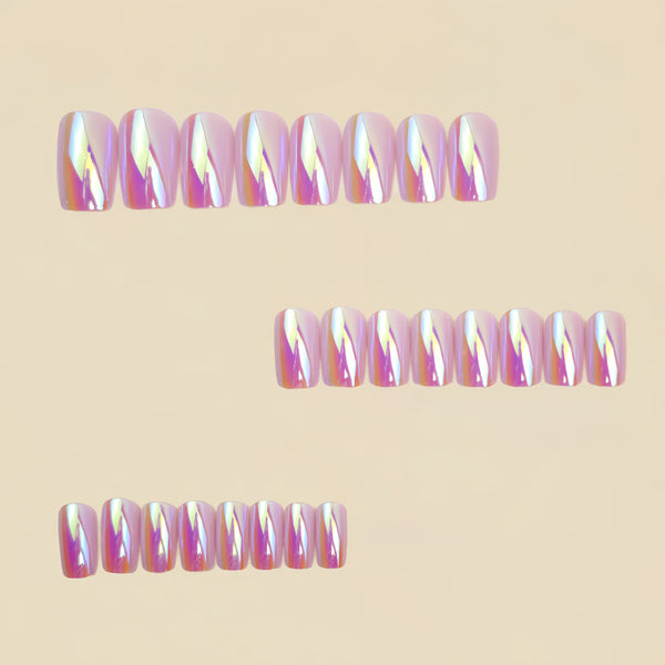 12 Sizes-24 Pcs Press On Nails Y1381