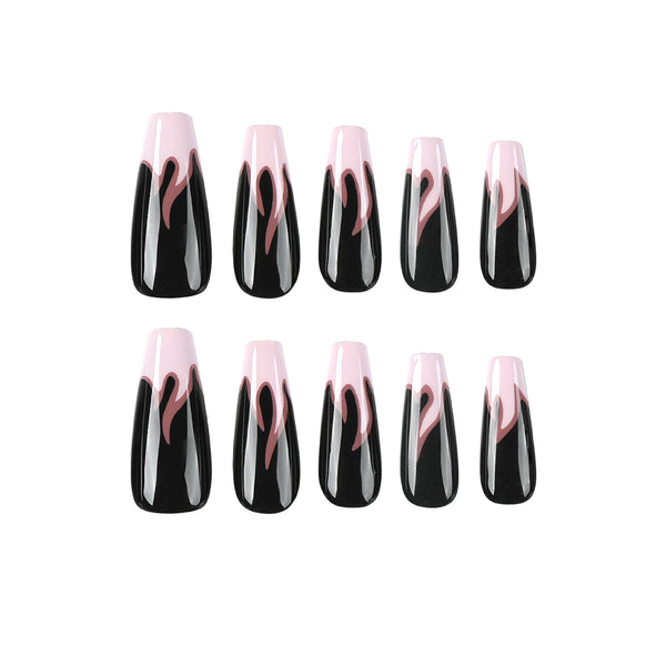 12 Sizes-24 Pcs Press On Nails JP2620