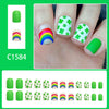 12 Sizes-24 Pcs Press On Nails C1584