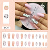 12 Sizes-24 Pcs Press On Nails Z420